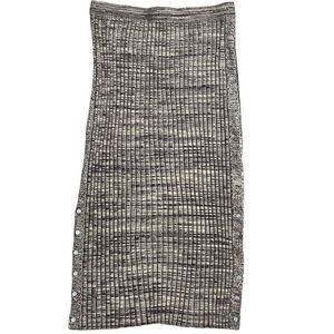 HOUSE OF HARLOW 1960 knit midi pencil skirt